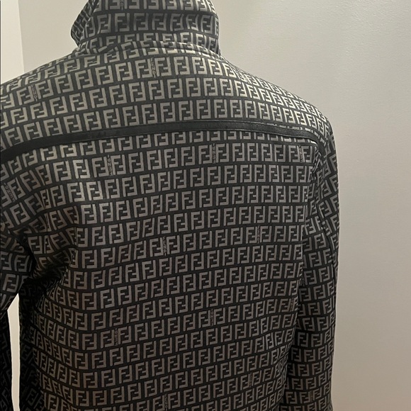 Fendi Monogram Black and Gray Unisex Jacket - Picture 11 of 17